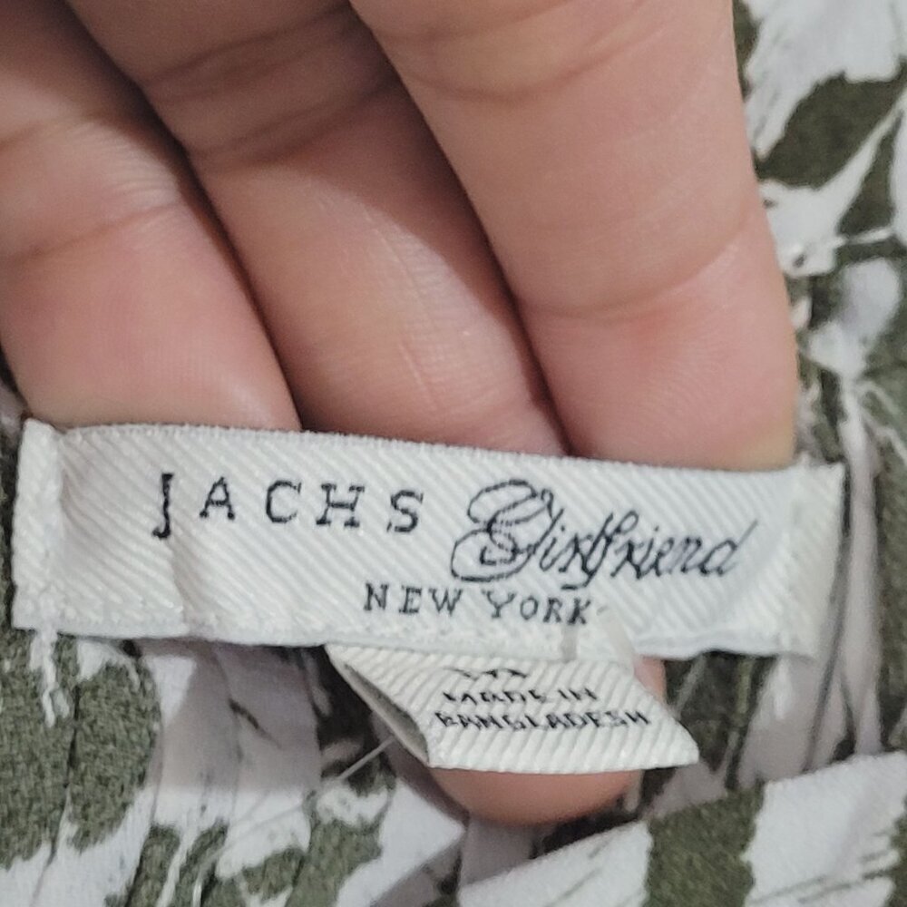 NEW Jachs Girlfriend Womens Printed Blouse 3/4 Sleeves Lightweight Size M// 25CT - Picture 5 of 13